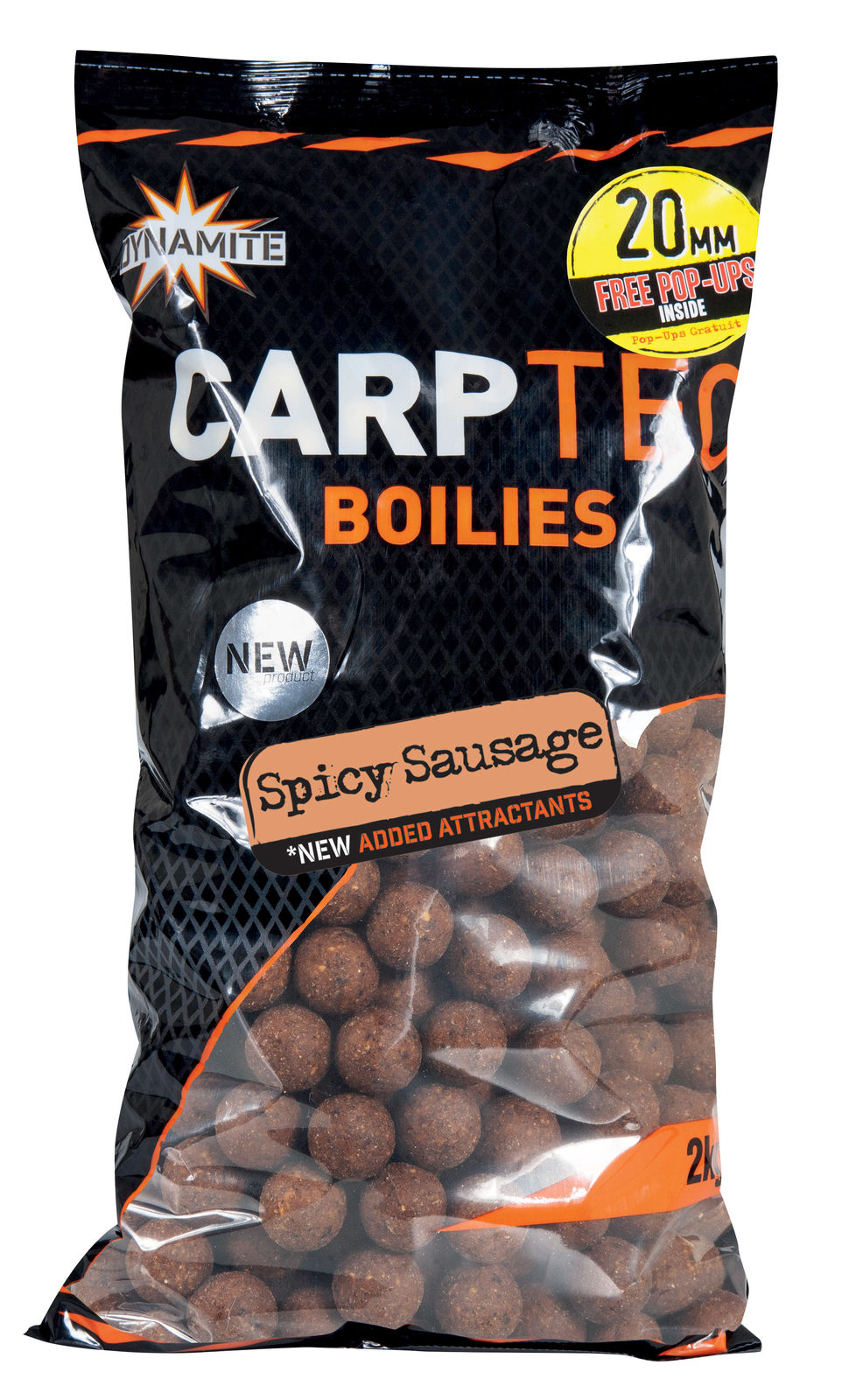 Bouillettes Dynamite Baits Carptec Spicy Sausage (1.8kg)