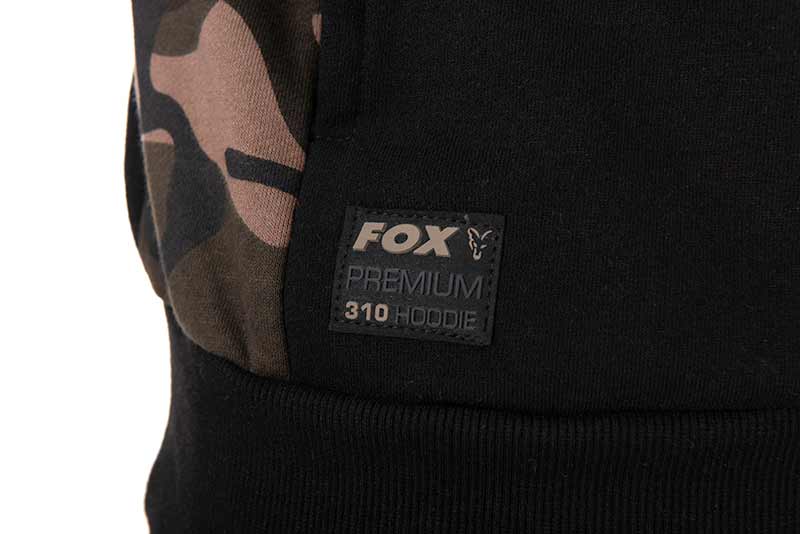 Sweat à capuche Fox Noir/Camo Pullover Premium 310