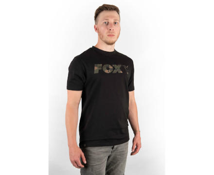 T-shirt Fox Noir / Camo Raglan