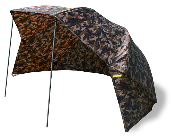 Ultimate Camo Brolly 50" + Bivvy Table + Frontale