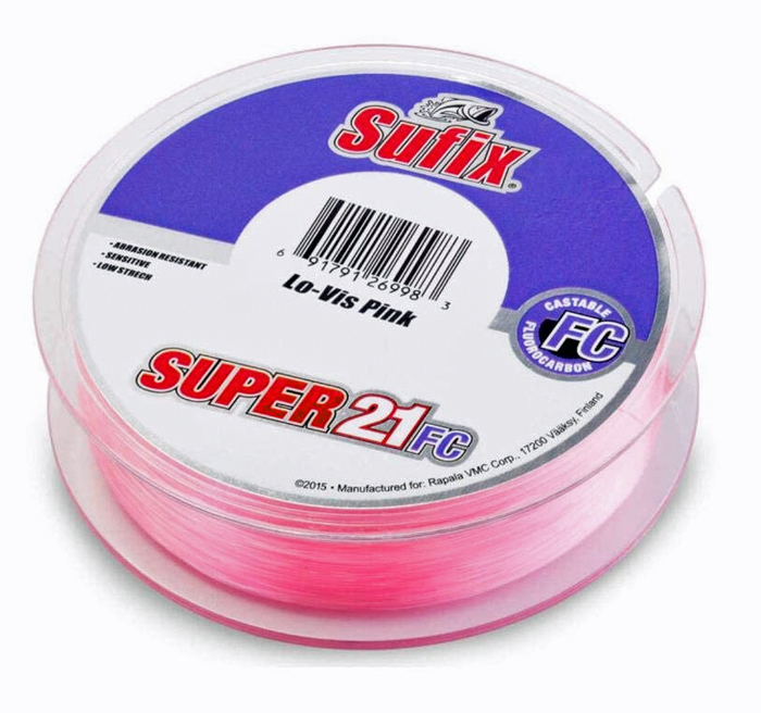 Sufix Super 21 Fluoro Pink 300m