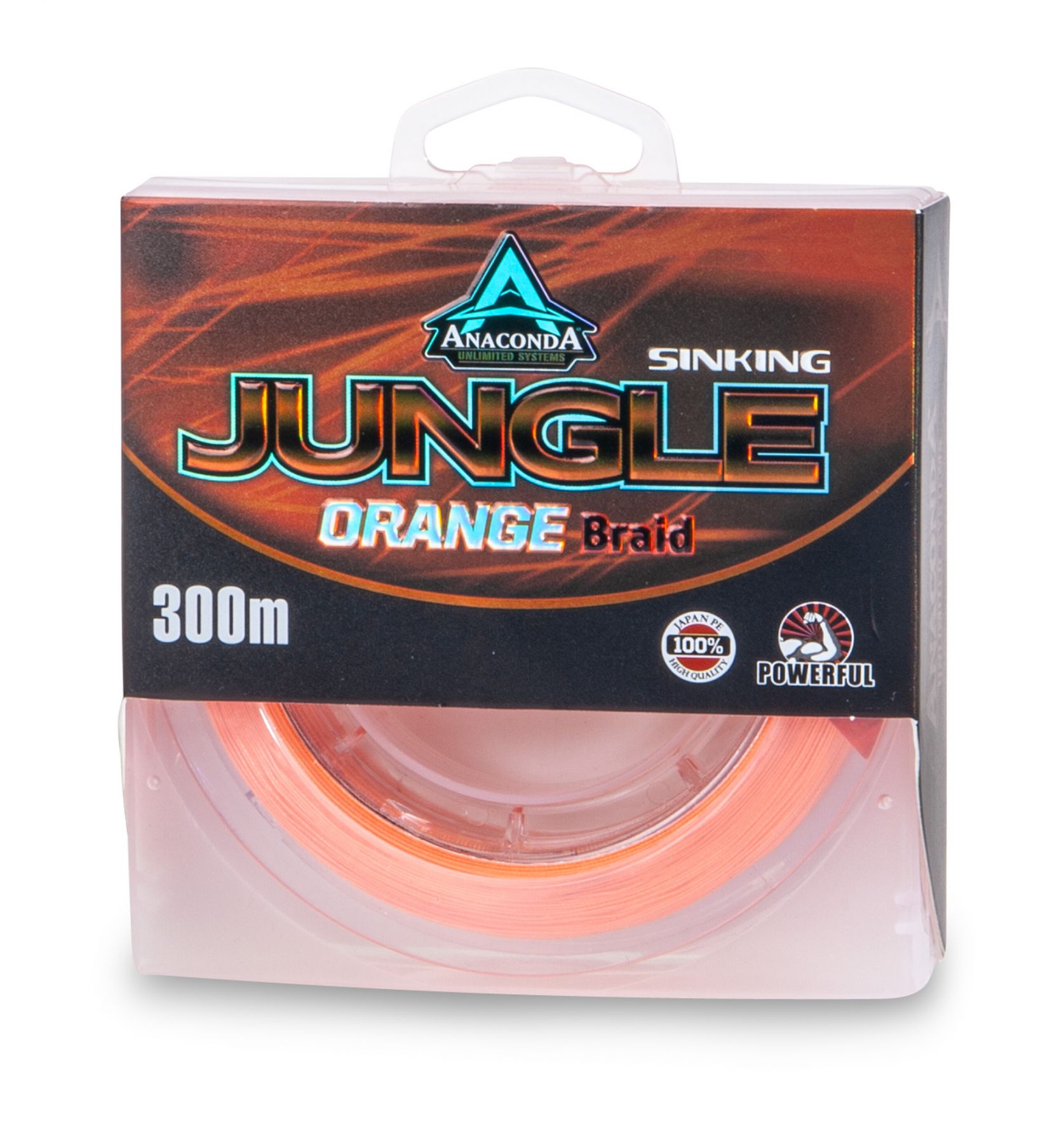 Tresse coulante Anaconda Jungle Orange (300m)
