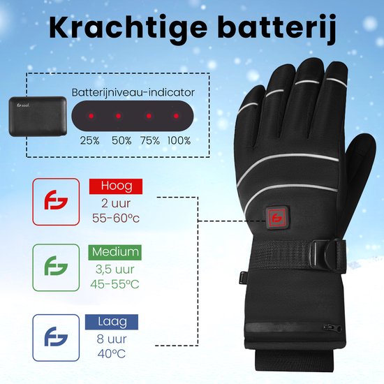 Gants chauffants électriques Saaf