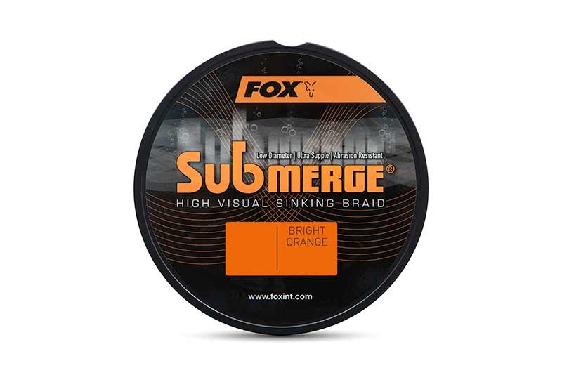 Tresse coulante Fox Submerge Orange Sinking Braid (600m)