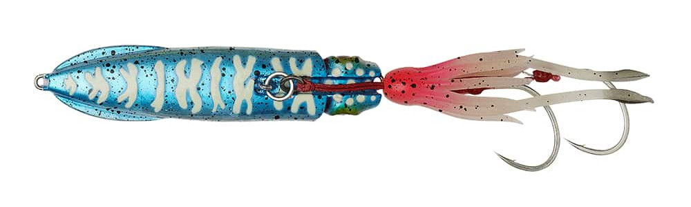 Leurre mer Savage Gear Swim Squid Inchiku 9cm (120g) - Blue Pink Glow