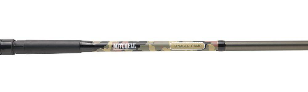 Mitchell Tanager Camouflage telescopic fishing set of a rod and