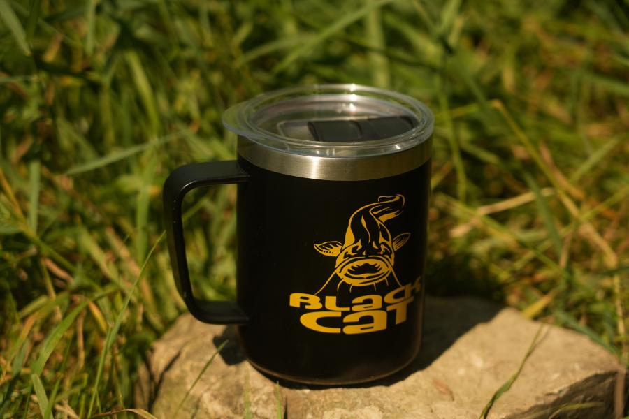 Mug thermo Black Cat Stainless Steel Thermal Mug