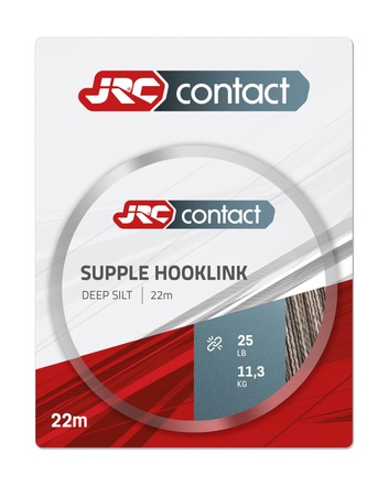 Matériau pour bas de ligne carpe JRC Contact Supple Hooklink Deep Silt (22m)