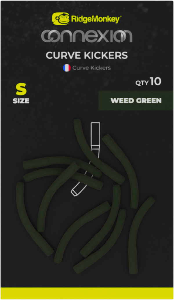 Kickers RidgeMonkey Connexion Curve - Kickers Courbés S Weed Green