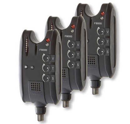 Cormoran Pro Carp F-8000 Wireless Bite Indicator Set 3+1 (piles non incluses)