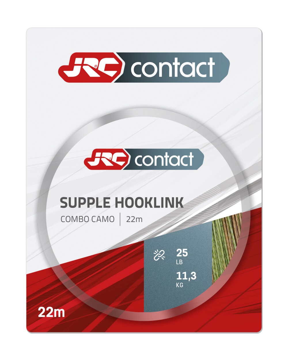 Matériau pour bas de ligne carpe JRC Contact Supple Hooklink Combo Camouflage (22m)