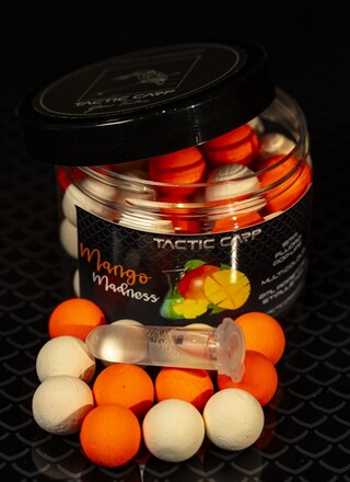 Tactic Carp Mango Madness Pop Ups 15mm (Avec Stimulateur d'appétit)