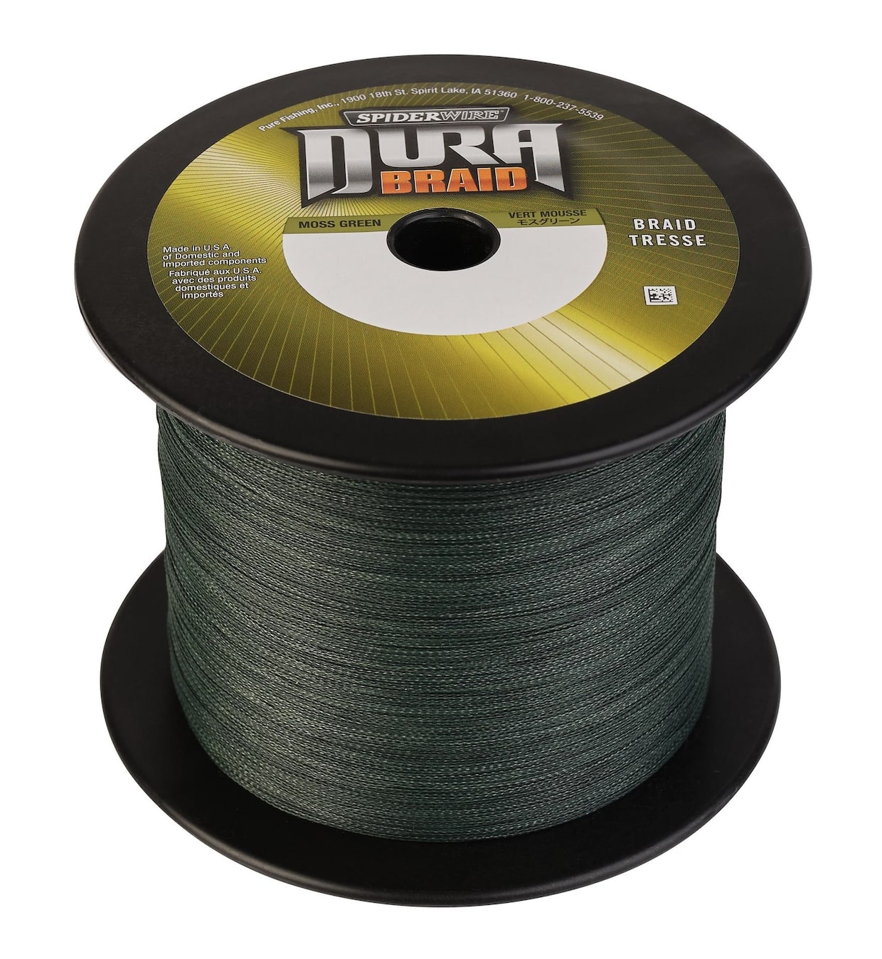 Tresse Spiderwire DuraBraid Moss Green (2750m)