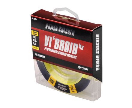 Tresse Spro Powercatcher Vi'Braid 125m - Yellow