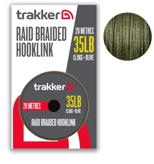 Tresse Trakker Raid Braided Hooklink (20m)