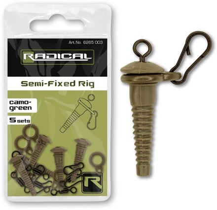 Kit de montage semi-fixe Radical Semi-Fixed Rig Camo-Green (5 pièces)