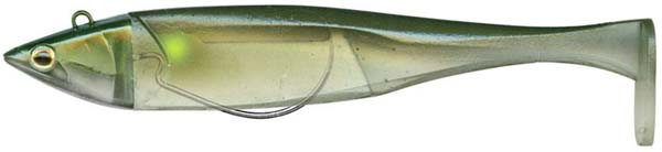 Illex Nitro Sprat Shad 120, Head + 2 Corps - Clear Ayu