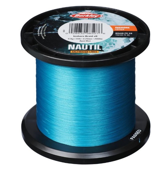 Tresse Berkley NAUTIL Braidx8 150m AquaBlue