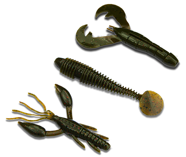 Big Perch Softbait Pack (51 pièces !) - Monkey War Party Pack 'Creature Baits' 3x3pcs