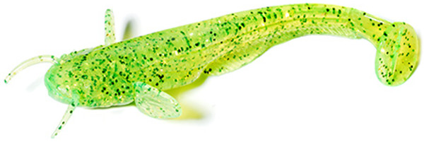 Leurre Souple FishUp Catfish 7,5cm, 8 pieces! - Flo Chartreuse / Green