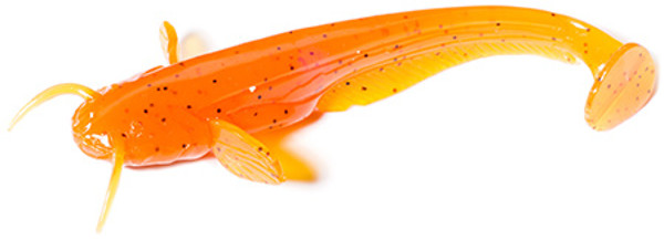 Leurre Souple FishUp Catfish 7,5cm, 8 pieces! - Orange Pumpkin / Black