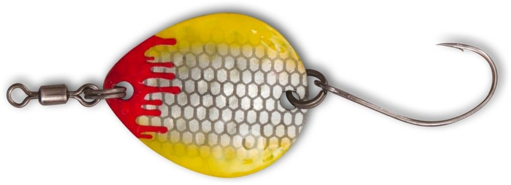 Cuillère Magic Trout Bloody Blades 2,1g - (Perle/Jaune)