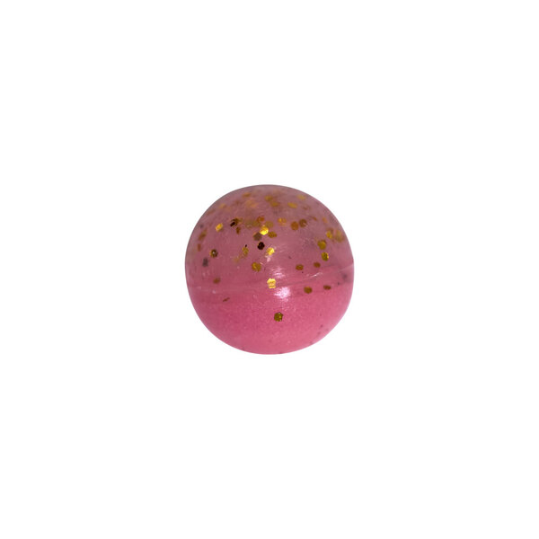 Boules pour hameçons Tronixpro - 6mm Pink & Clear with Gold Glitter