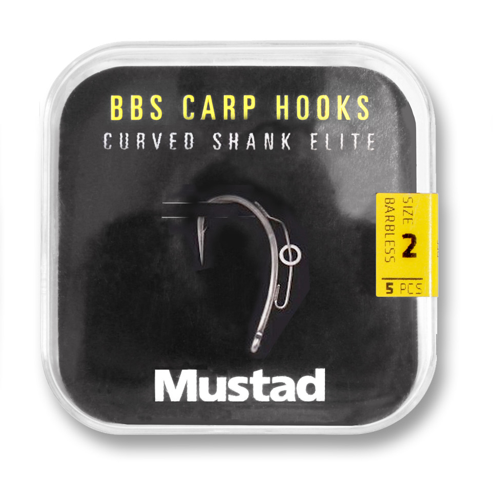 Hameçons Carpe sans ardillon Mustad BBS 30 Carp Hooks Barbless Pack (6 packages + Multi Box)