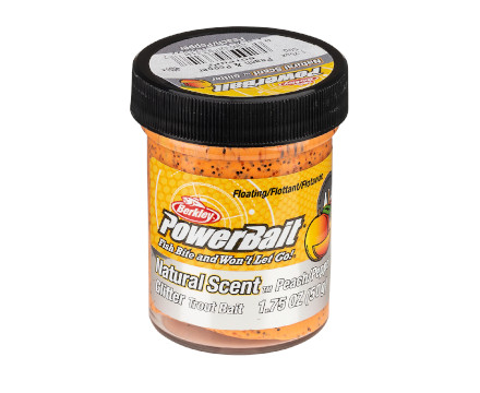 Berkley PowerBait® Trout Bait Glitter 50g - Peach & Pepper