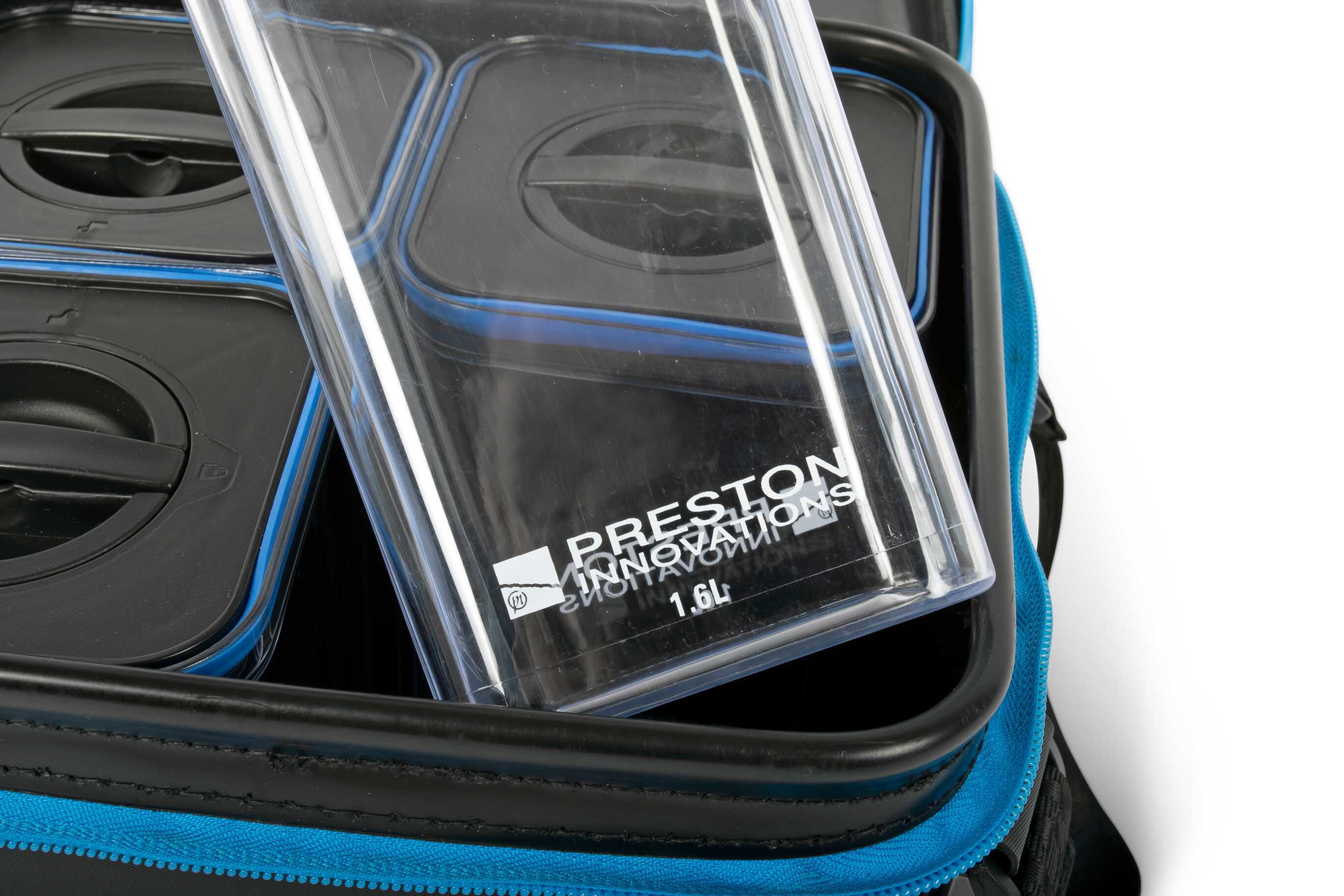 Coffre à appâts Preston Hardcase (inclus 4 récipients à appâts)