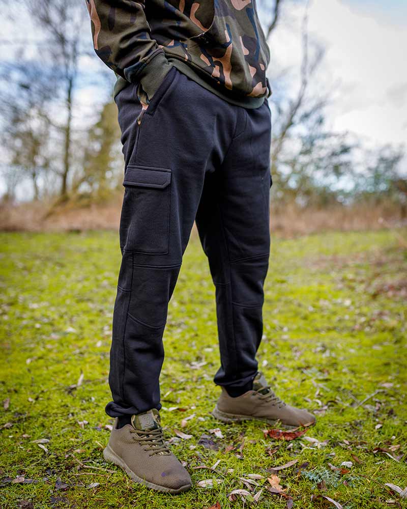 Pantalon de jogging Fox LW Black/Camo Combat Joggers