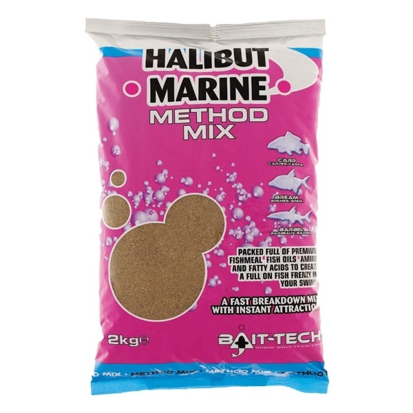 Amorce Bait-Tech Halibut Marine Method Mix (2kg)