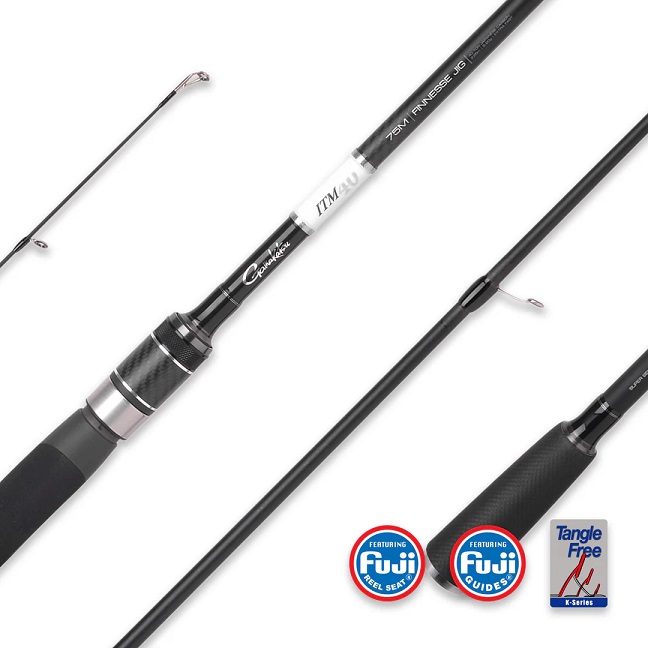 Canne à lancer finesse Gamakatsu ITM40 Finesse Jig 75M 225cm (5-20g)