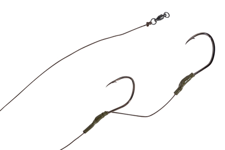 Bas de ligne Silure Ultimate Catfish Rig Double Hook # 6/0 + 8/0