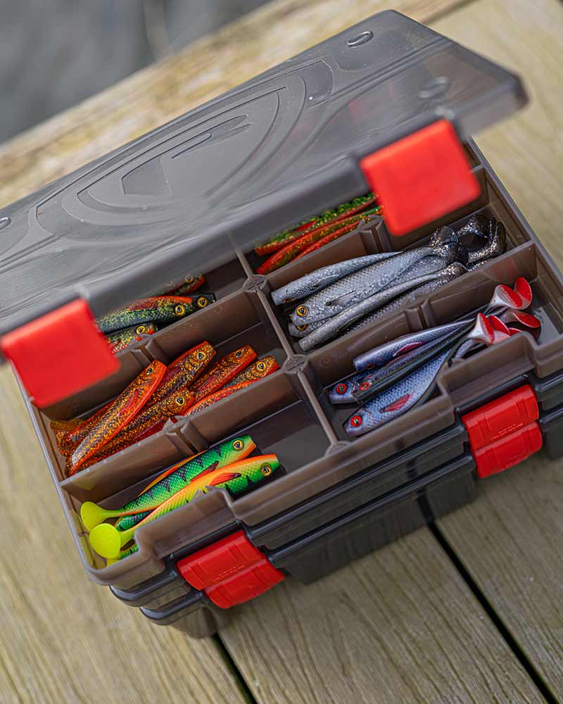 Boîte de rangement pour leurres Fox Rage Stack And Store Shield Storage Tacklebox