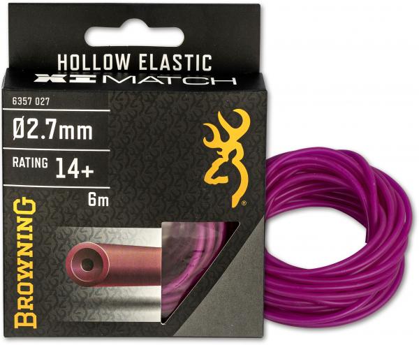 Elastique creux Browning Xi-Match (6m) - 2,7mm (Violet)