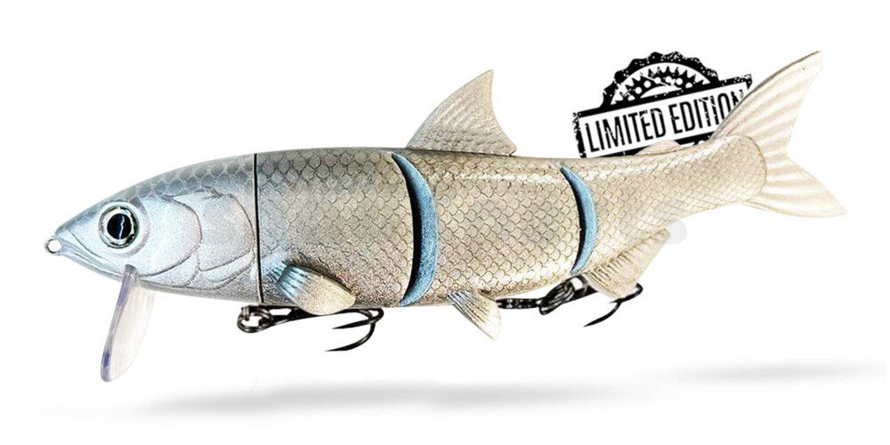 FishingGhost RenkyOne Hybrid Fishing Swimbait SS 25cm (180g) - Pure Silver