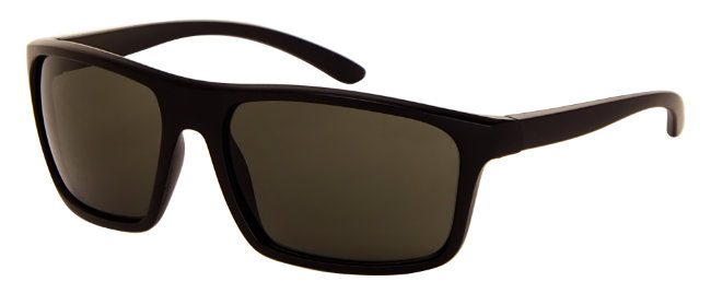 Lunettes de Soleil Polarisantes Sport - Matt Black Frame, Green Lens