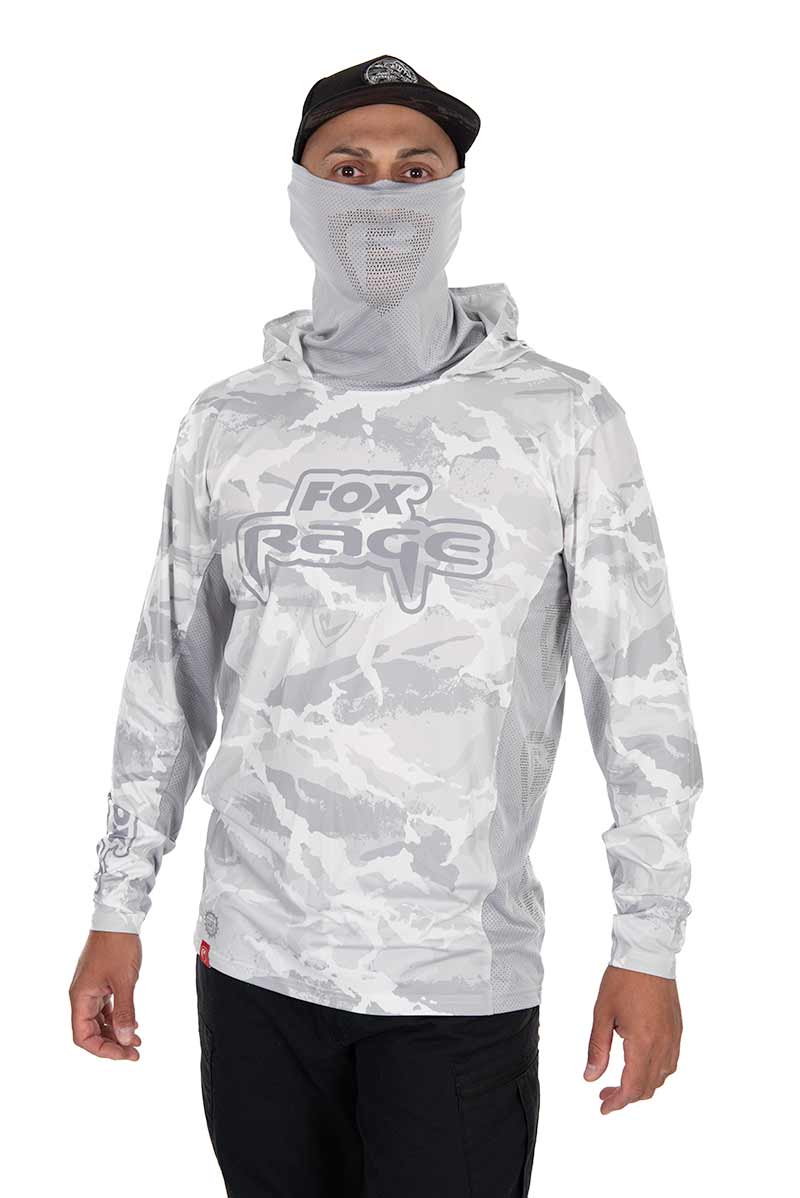 Fox Rage UV Hooded Light Cam Top Hoodie