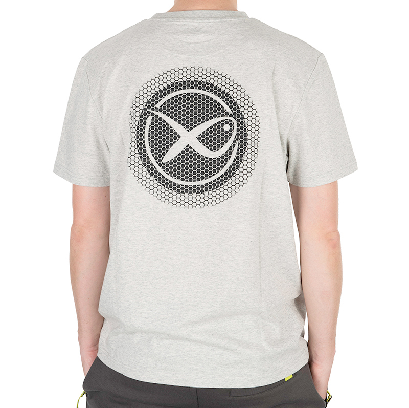 T-shirt Matrix Large Logo Marl Grey