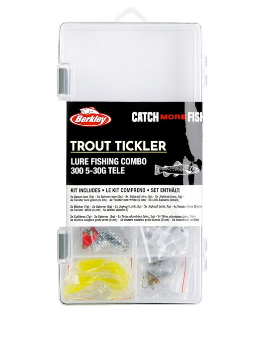 Combo Berkley CMF Trout Tickler CB Tele 2,10m (5-20g) (avec leurres)
