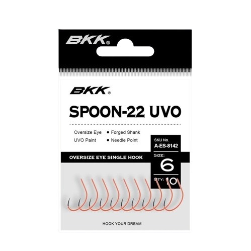 BKK Spoon-22 UVO Hameçon pour truite de mer/saumon