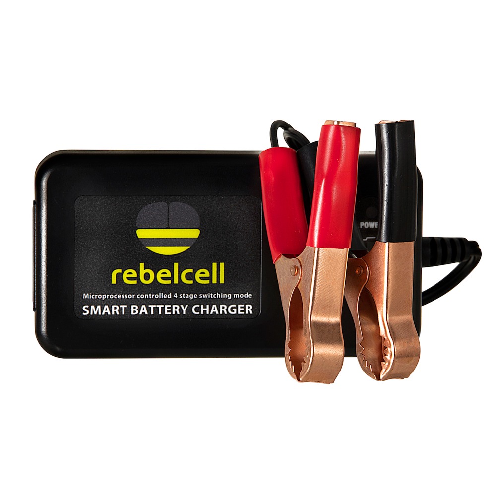 Rebelcell Chargeur de batterie 12.6V 4A Li-ion