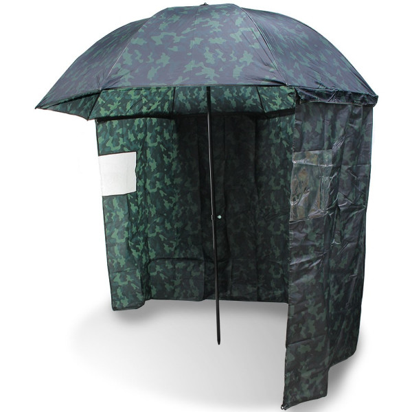 Parapluie NGT 45'' avec toile latérale Camouflage