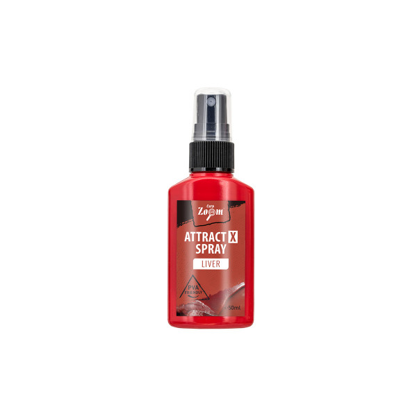 Carp Zoom AttractX Spray Liquid 50ml - Liver / Foie