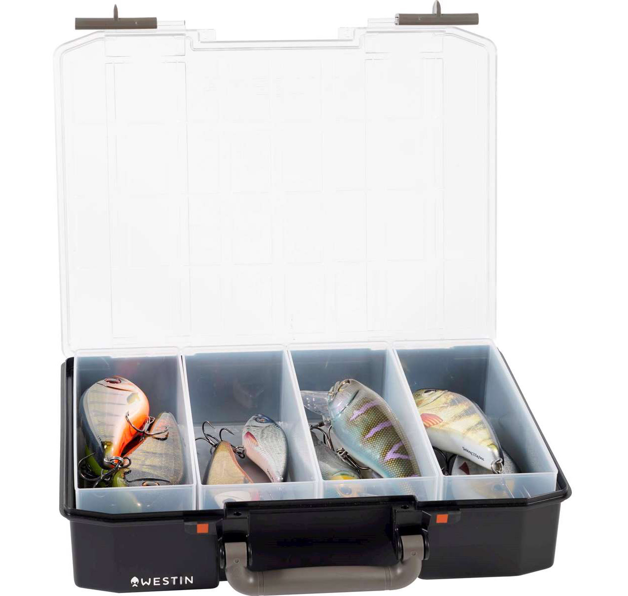 Boîte Westin W6 Lure Vault Tacklebox - 7,9x33,7x27,8cm (4 inserts)