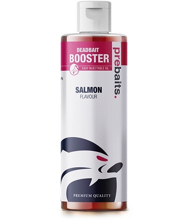 Flacon d'huile de saumon Prebaits (250ml)