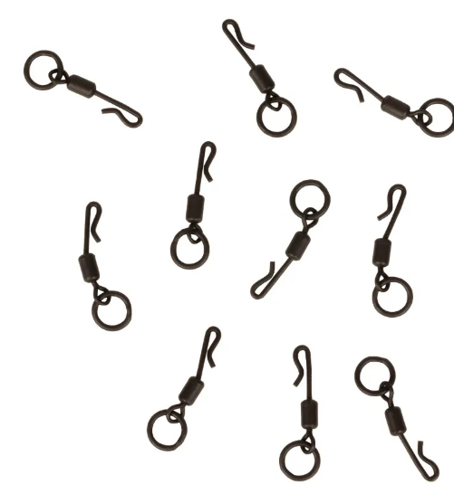 Emerillons Trakker QC Ring Swivel Taille 11 (10 Pcs)