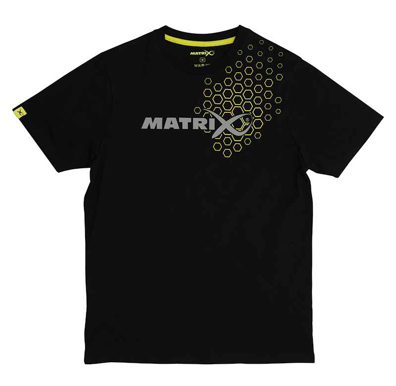 T-Shirt imprimé Matrix Hex Noir