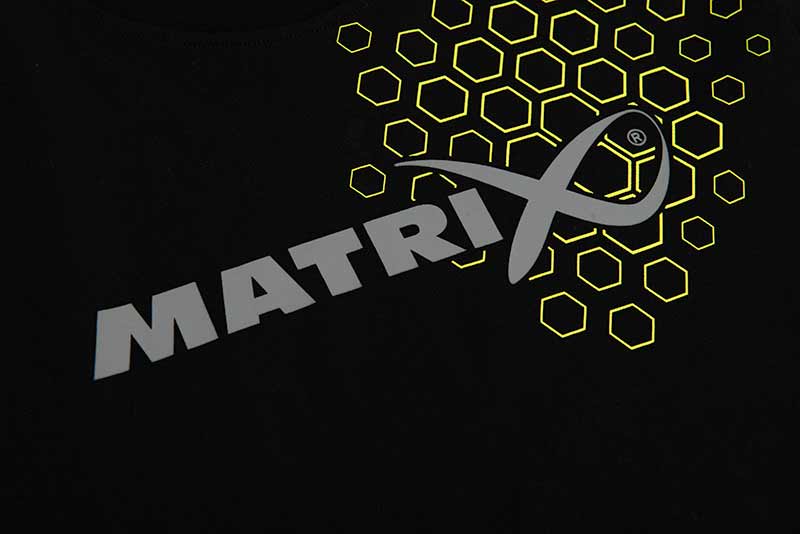 T-Shirt imprimé Matrix Hex Noir